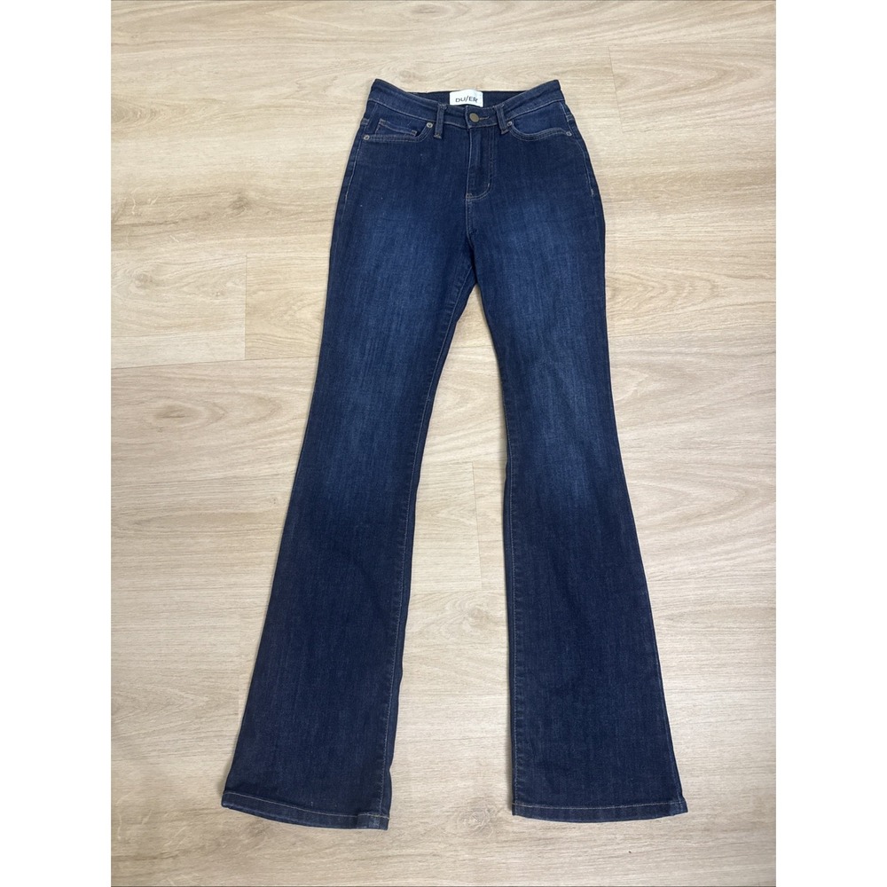 DU/ER  Womens size 25X32 Blue  Flared Stretch Jeans
